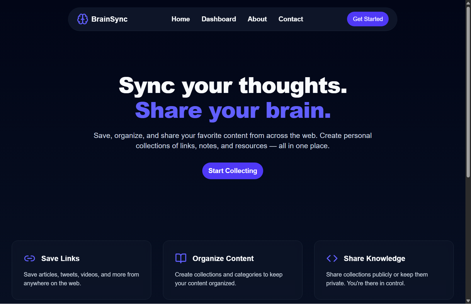 BrainSync-Link Manager & Browser Extension