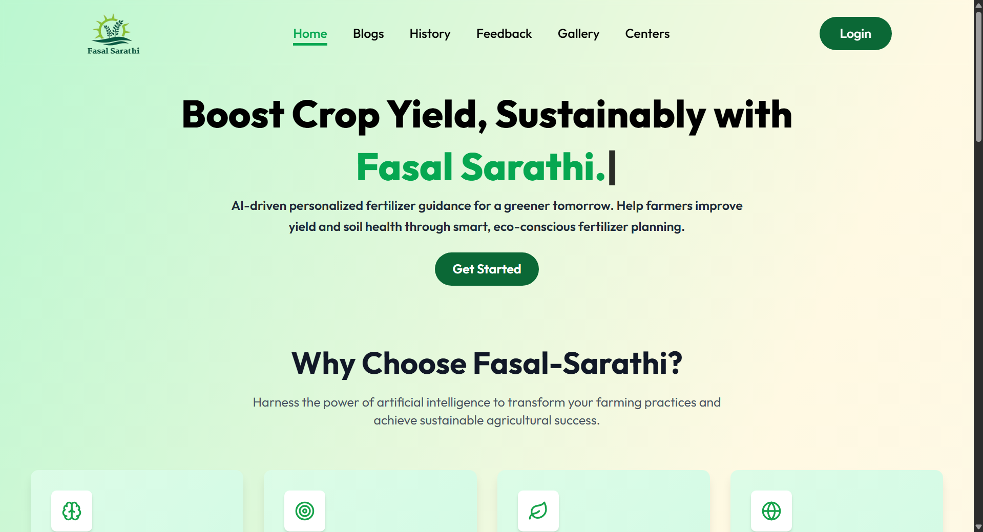 FasalSarathi - ML-Driven Fertilizer Recommender