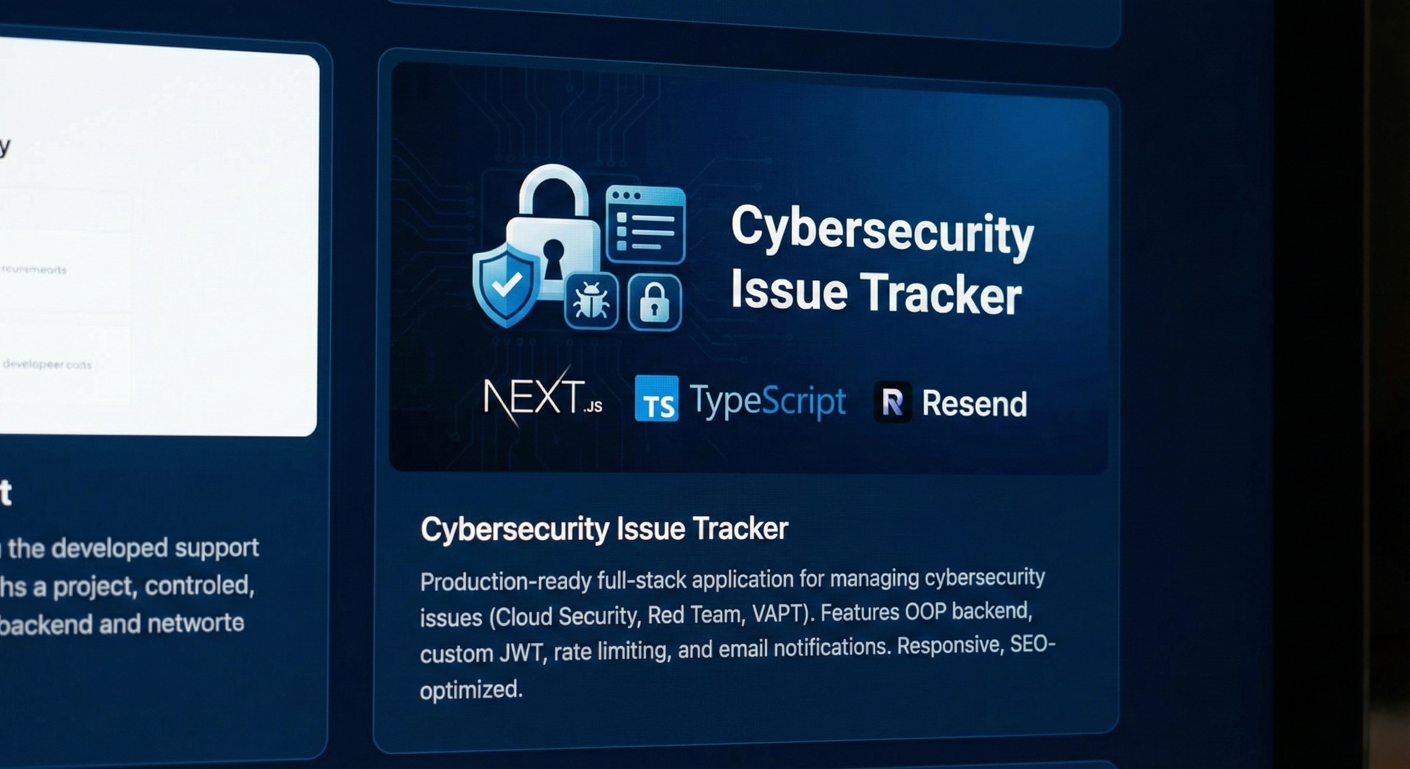 Cybersecurity Issue Tracker